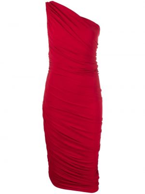 Αμάνικη βραδινό φόρεμα Norma Kamali κόκκινο