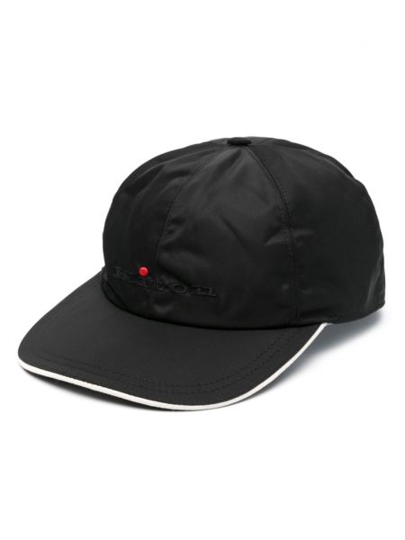 Broderet cap Kiton sort