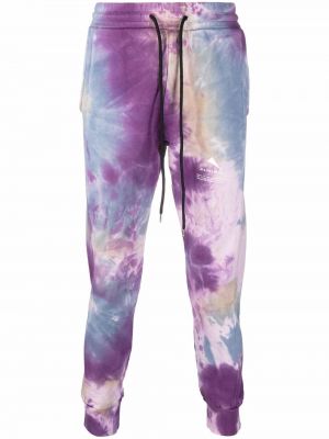 Панталони jogger с tie-dye ефект Mauna Kea виолетово