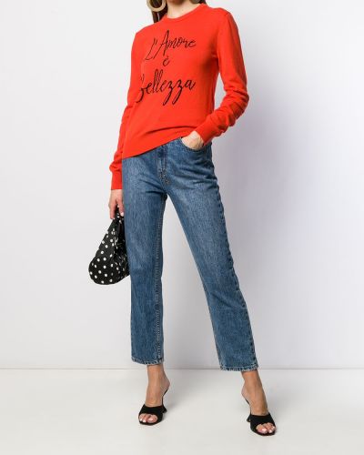 Jersey de punto de tela jersey Dolce & Gabbana rojo