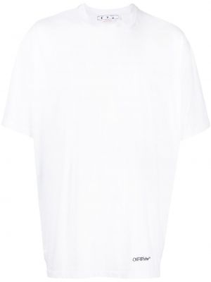 T-shirt con stampa Off-white bianco