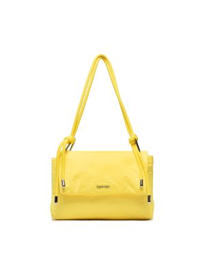 Чанта за ръка Calvin Klein жълто