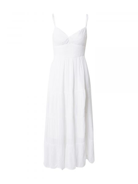 Dlouhé šaty Hollister biela