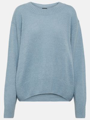 Пуловер от алпака вълна A.p.c. синьо