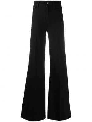 Pantalon taille haute large Frame noir