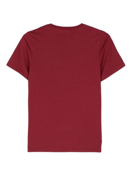 Kokvilnas t-krekls Maison Kitsuné sarkans