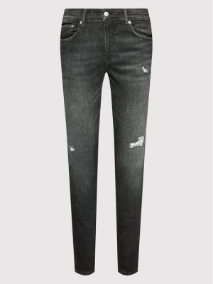 Mom jeans Calvin Klein Jeans, сzarny