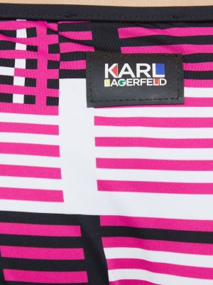 Costum de baie Karl Lagerfeld roz