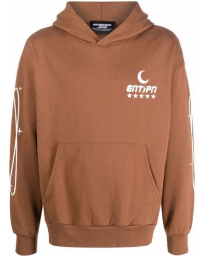 Hoodie Enterprise Japan brun