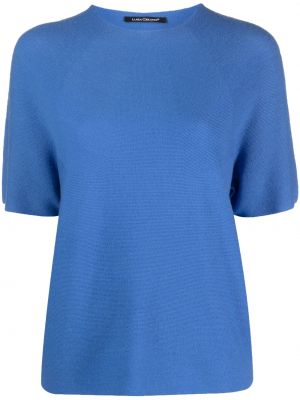 Плетена тениска Luisa Cerano синьо