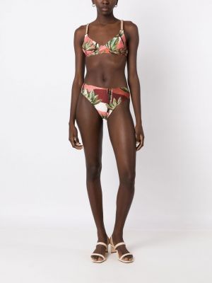Bikini z nadrukiem Lenny Niemeyer złoty