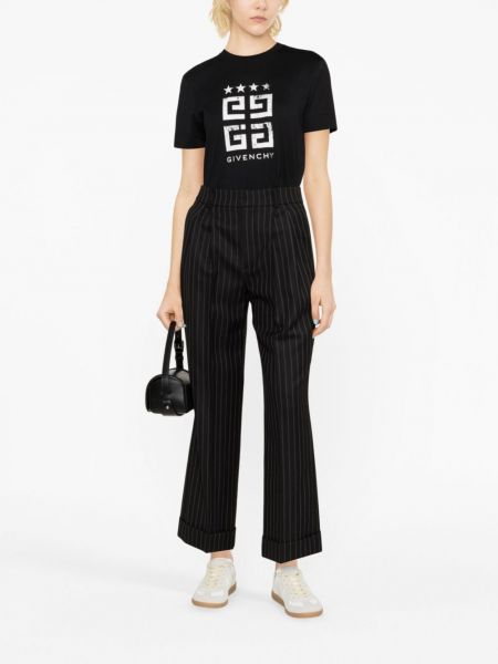 T-shirt à imprimé à motif étoile Givenchy noir