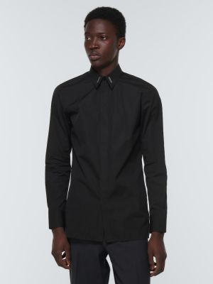 Camisa de algodón Givenchy negro
