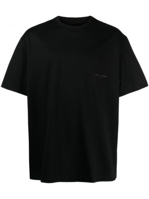 Einfarbige t-shirt Wooyoungmi schwarz