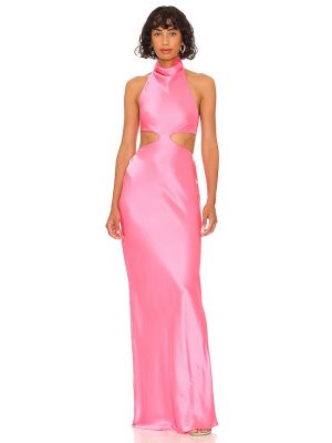 Платье макси Amanda Uprichard, розовое
