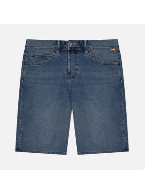 Голубые джинсовые шорты Timberland
