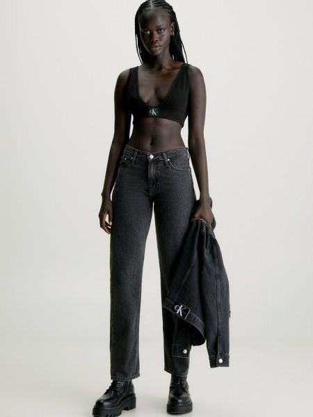 Biustonosz Calvin Klein Jeans czarny