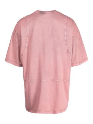 T-krekls ar apdruku Mauna Kea rozā