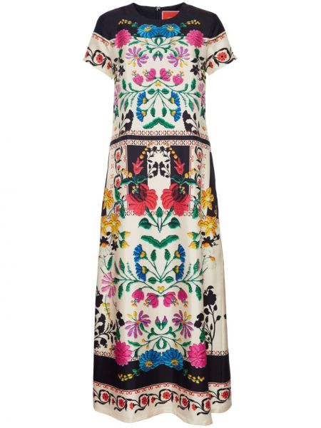 Φλοράλ μάξι φόρεμα με σχέδιο La Doublej