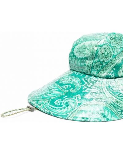 Mütze mit print mit paisleymuster Etro grün