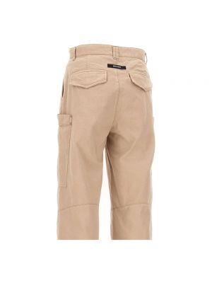 Spodnie cargo relaxed fit Palm Angels beżowe