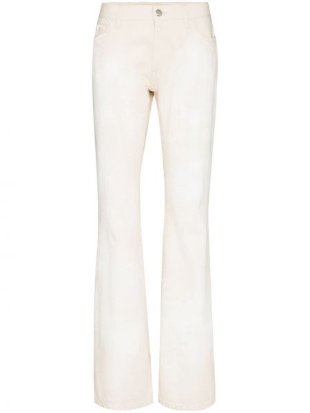 Jeans bootcut large Marni blanc