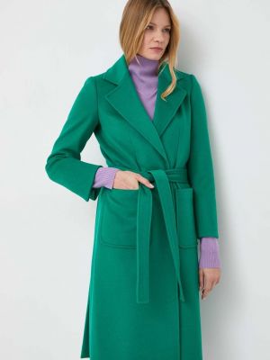 Вълнено палто Max&co зелено