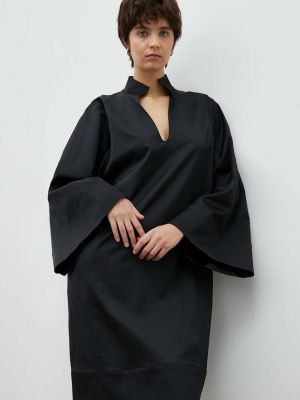 Oversized vlněné mini šaty By Malene Birger černé