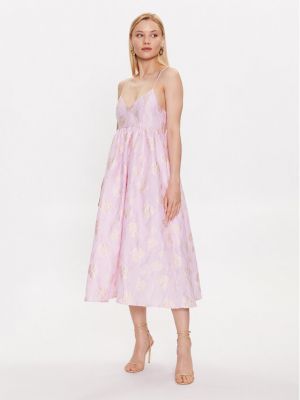 Коктейлна рокля Custommade розово