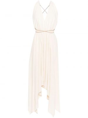 Φόρεμα με λαιμόκοψη v Caravana λευκό