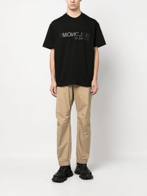 Kalhoty Moncler Grenoble béžové