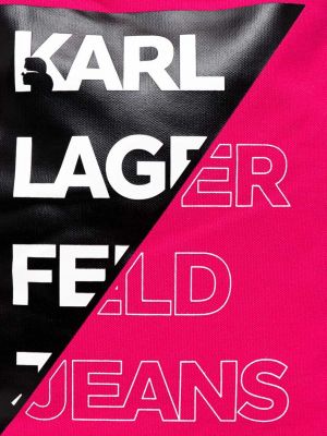 Kézitáska Karl Lagerfeld Jeans rózsaszín