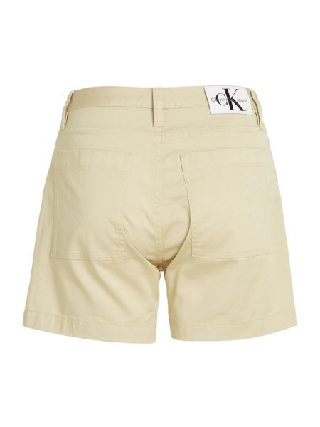Pantalones cortos vaqueros Calvin Klein Jeans beige