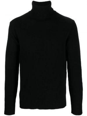 Плетен пуловер Nuur черно