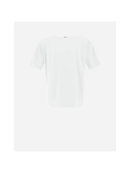 Camiseta de algodón manga corta Herno blanco