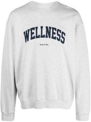 Sweatshirt mit print Sporty & Rich grau