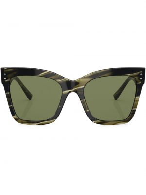Sunčane naočale s printom Giorgio Armani zelena