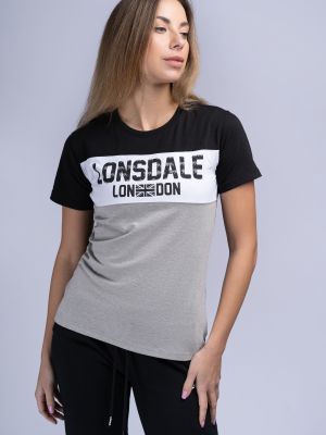 Szara koszulka Lonsdale