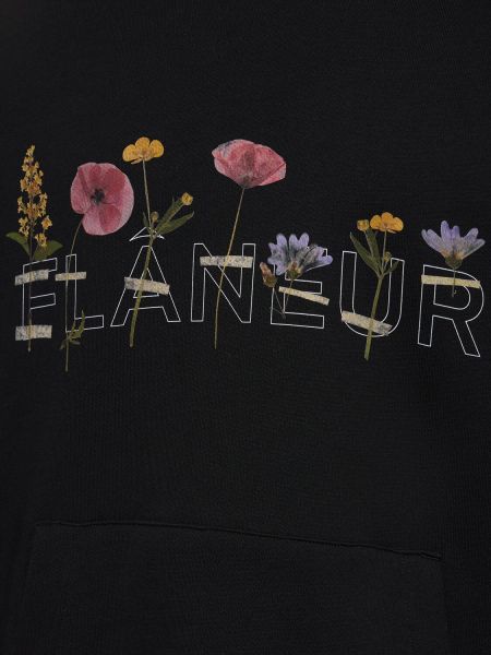 Bluza z kapturem Flâneur czarna