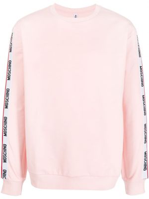 Rund hals sweatshirt Moschino rosa