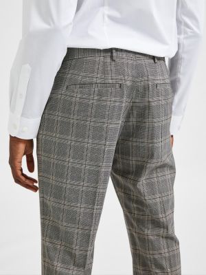 Pantaloni Selected Homme grigio