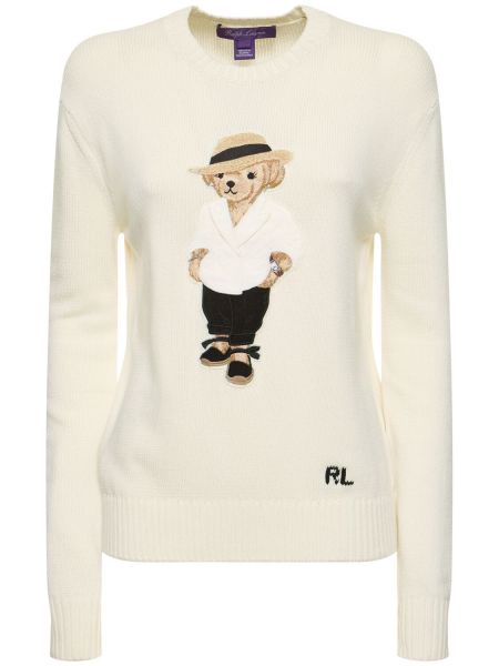 Suéter de algodón de tela jersey Ralph Lauren Collection