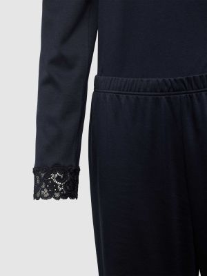 Piżama koronkowa Hanro czarna