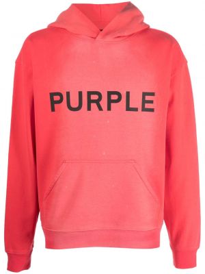 Hoodie en coton à imprimé Purple Brand