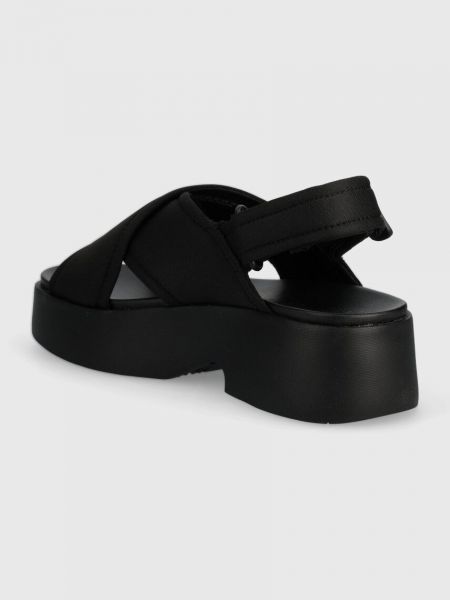 Sandály na platformě Camper černé