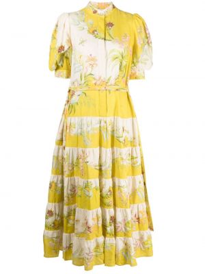 Sukienka midi Alemais żółta