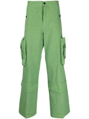 Памучни карго панталони Winnie Ny зелено