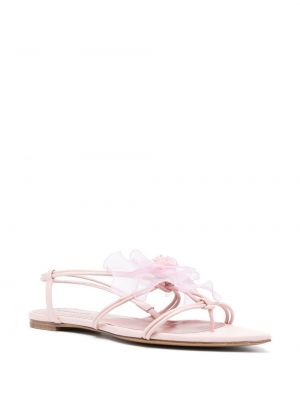Lilleline nahast sandaalid Nensi Dojaka roosa