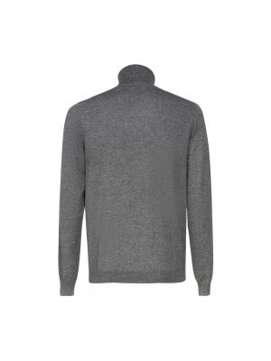 Jersey cuello alto de lana con cuello alto de tela jersey Sun68 gris