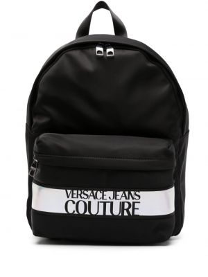 Rucksack mit reißverschluss mit print Versace Jeans Couture